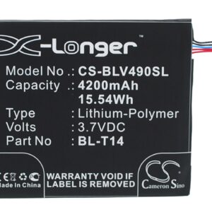 LG G Pad 8.0 Replacement Battery BL-T14 3.7V 4200mAh