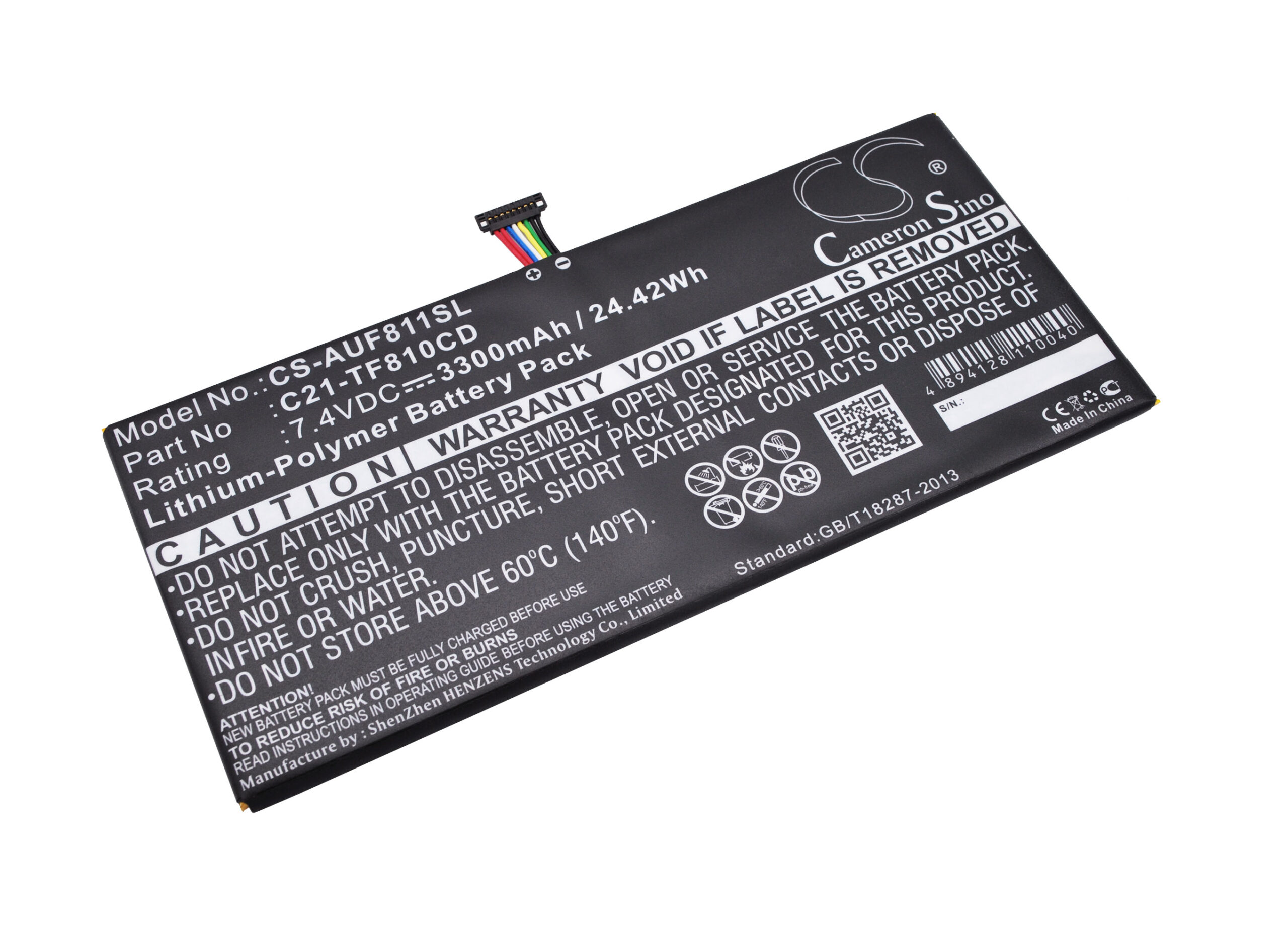 Asus VivoTab TF810CD Replacement Battery 7.4V 3300mAh