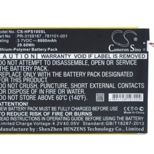 HP 781101-001, PR-3159167 CS-HPS100SL