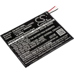 Alcatel C2820009C2 Tablet Replacement Battery 2800mAh