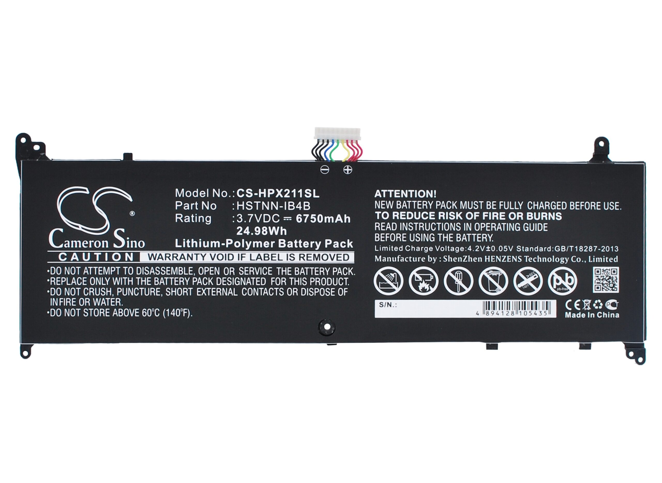 HP Envy X2 11 Replacement Battery 3.7V 6750mAh HSTNN-IB4B
