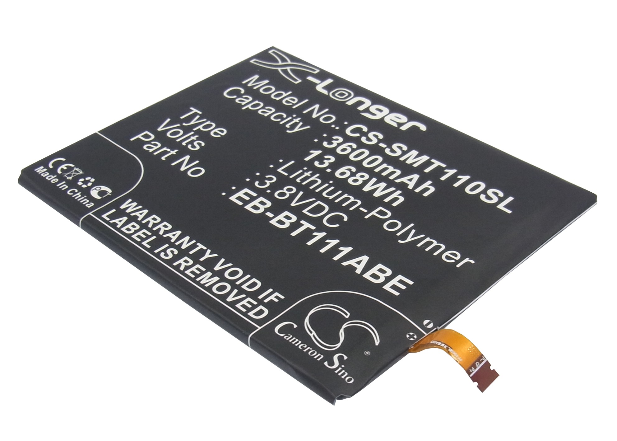LEGO Samsung Galaxy Tab 3V Replacement Battery 3.8V 3600mAh
