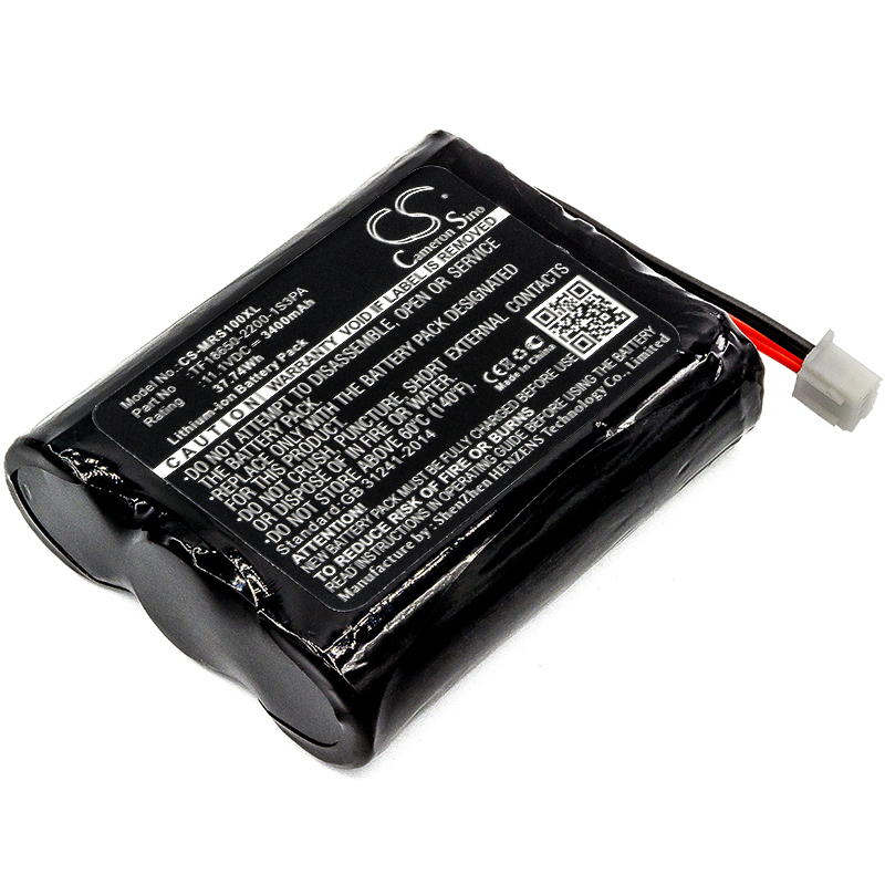 Marshall Stockwell Speaker Replacement Battery 11.1V 3400mAh