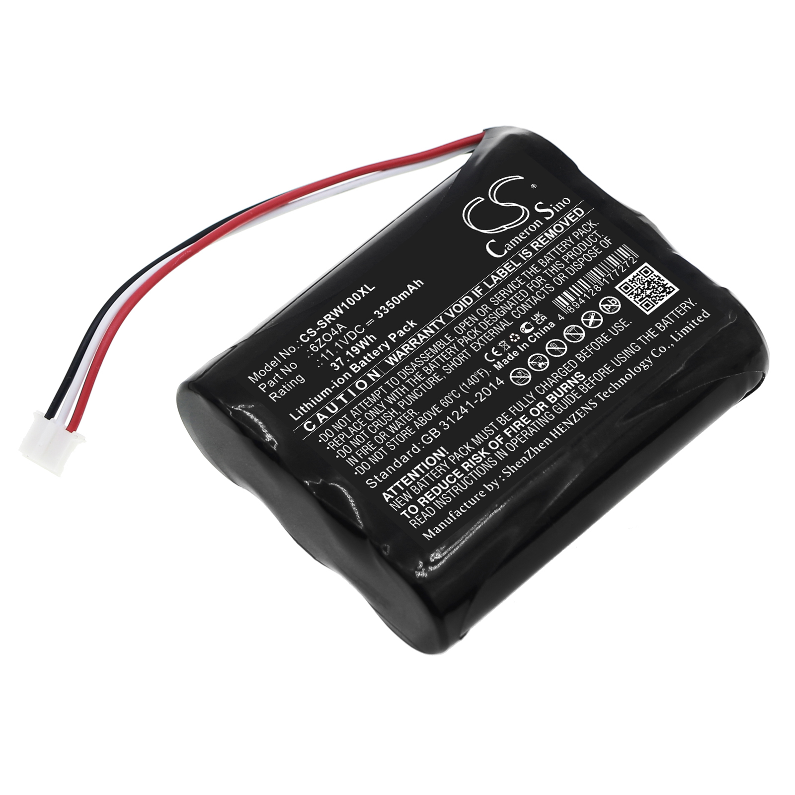 Sony VGF-WA1 6ZO4A Speaker Replacement Battery 3350mAh