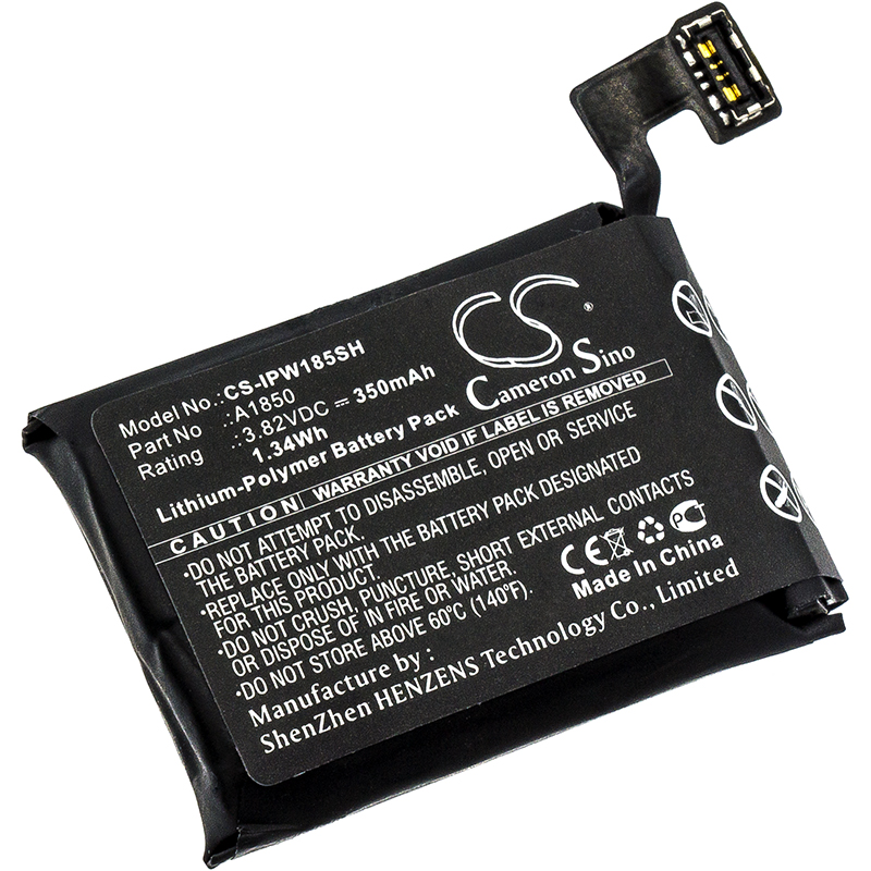 Apple A1850 Smartwatch Replacement Battery 3.82V 350mAh