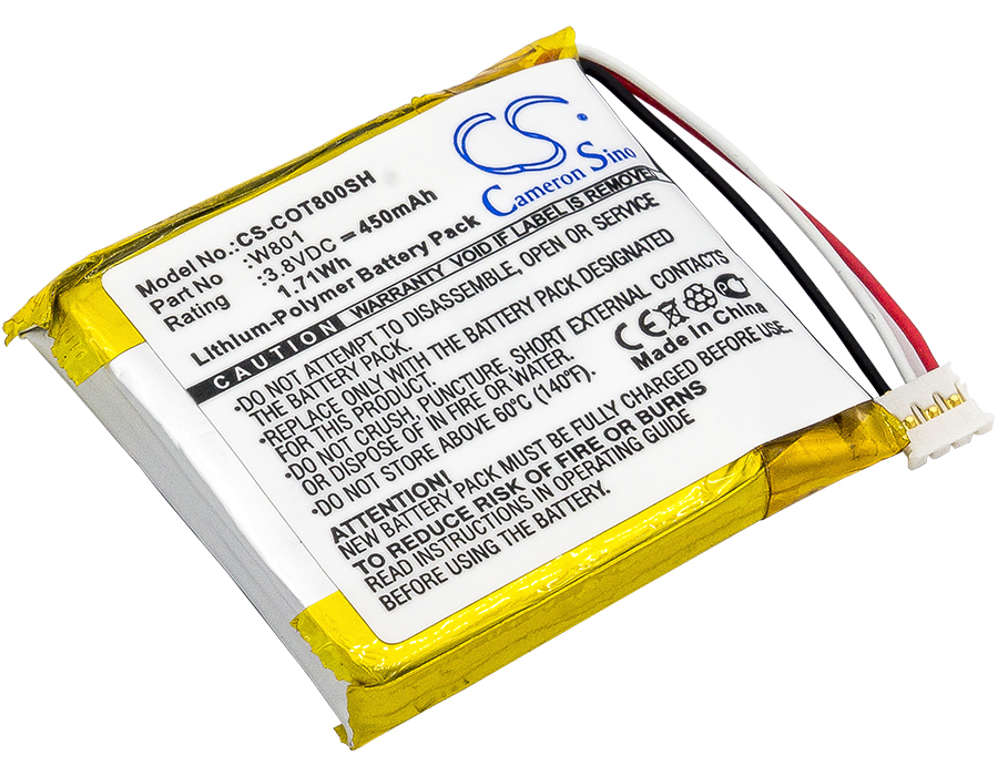 Codio K8 T8 W801 Smartwatch Replacement Battery 450mAh