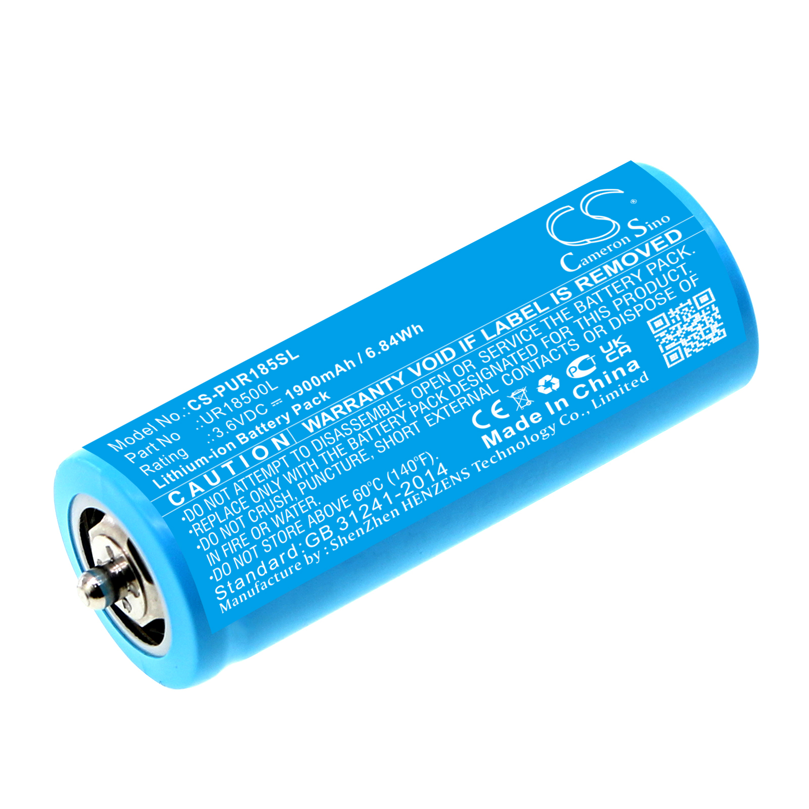 Braun 3018765 Shaver Replacement Battery 3.6V 1900mAh