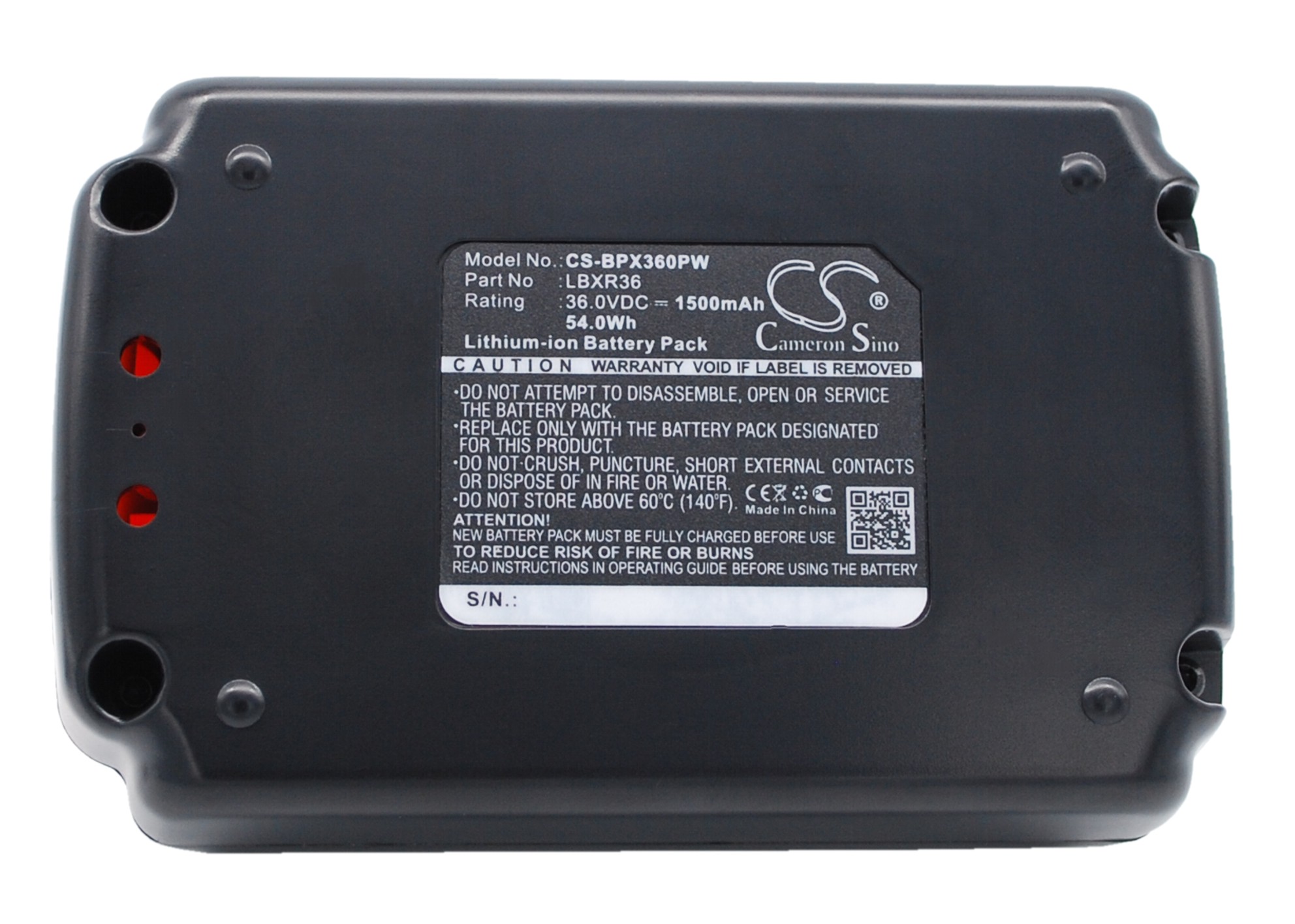 Black & Decker LBXR36 36V Replacement Battery 1500mAh