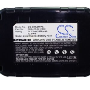 Makita 193127-4, 193128-2, 193130-5, 193131-3, 193736-9, 193737-7, 193739-3, 2417, 2420, 2430, B2417, B2420, B2430, BH2420, BH2430, BH2433 CS-MTK240PX