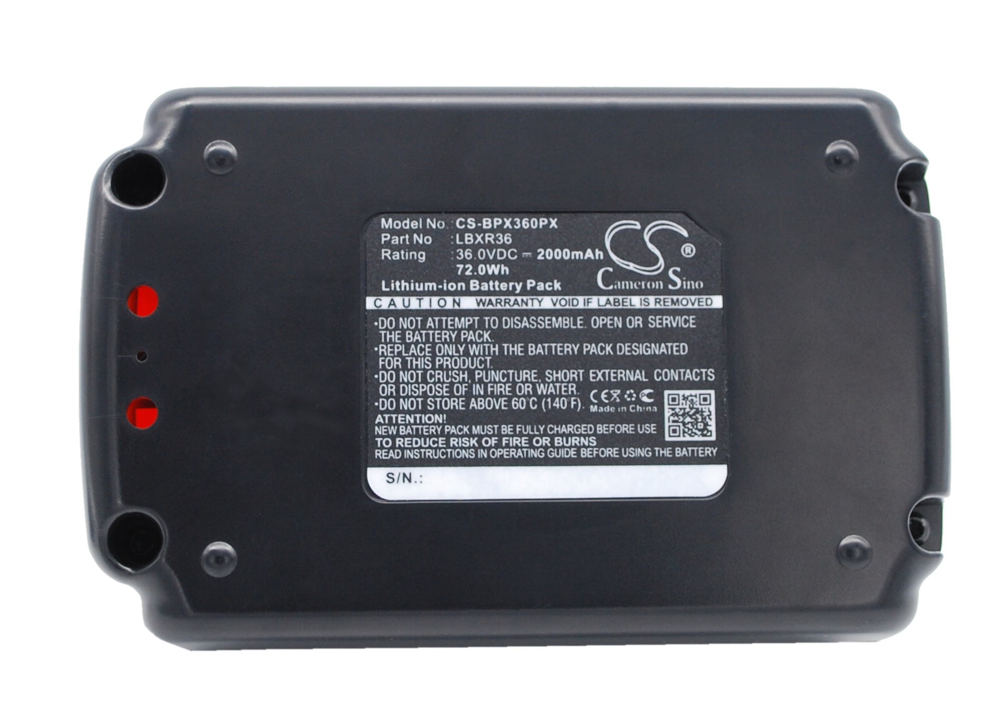 Black & Decker LBXR36 36V Replacement Battery 2000mAh