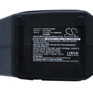Hilti TCD12 12V Ni-MH Compatible Battery 3300mAh