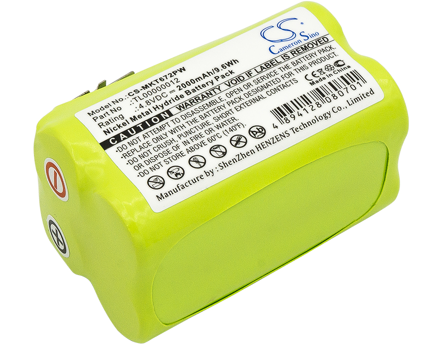 Makita 6722D 6723DW Replacement Battery 4.8V 2000mAh