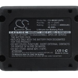 Milwaukee C12 FM C12 HZ Replacement Battery 12V 4000mAh