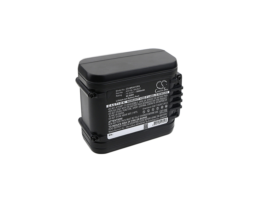 Worx WX156 20V MAX Replacement Battery 16V 5000mAh Li-ion