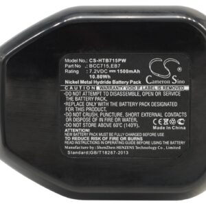 Hitachi BCC715 7.2V Cordless Drill Replacement Battery 1500mAh