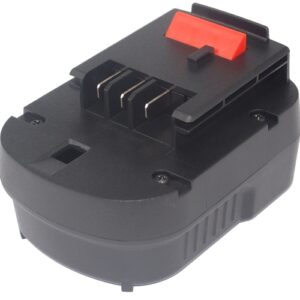 Black & Decker A12 12V Cordless Drill Replacement Battery 2000mAh
