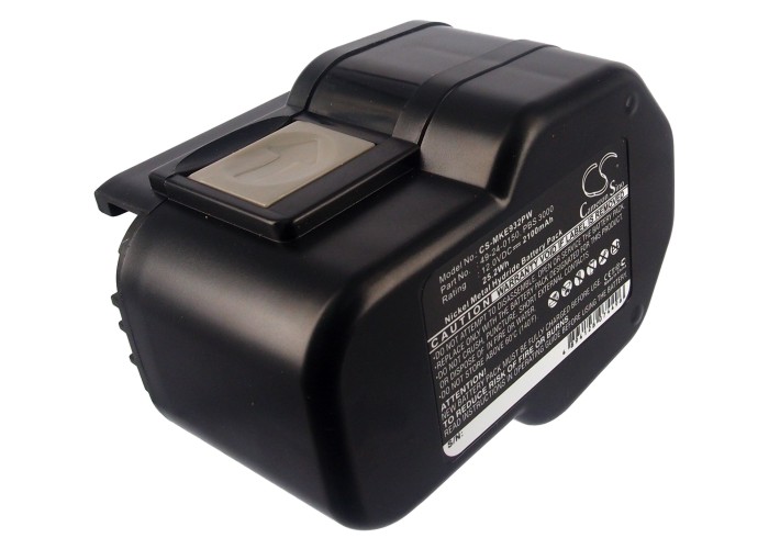 Milwaukee 0502-23 0502-25 Replacement Battery 12V 2100mAh