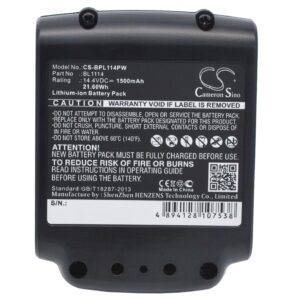 Black & Decker  BL1114, BL1314, BL1514, LB16 CS-BPL114PW