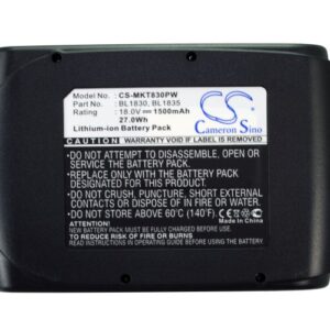 194230 Makita Replacement Battery 18.0V 1500mAh