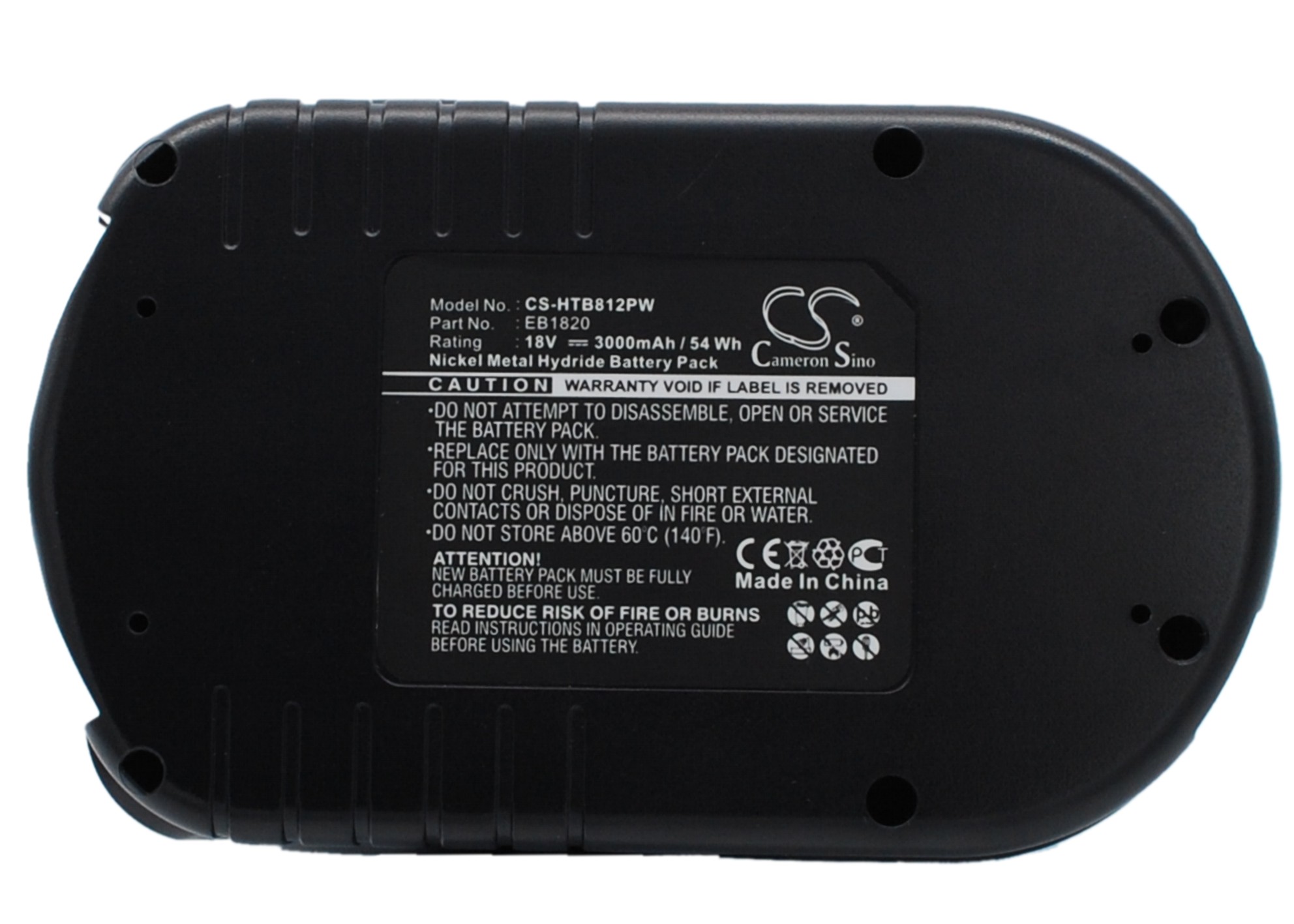 Hitachi EB 1812S 18V Ni-MH Replacement Battery 3000mAh