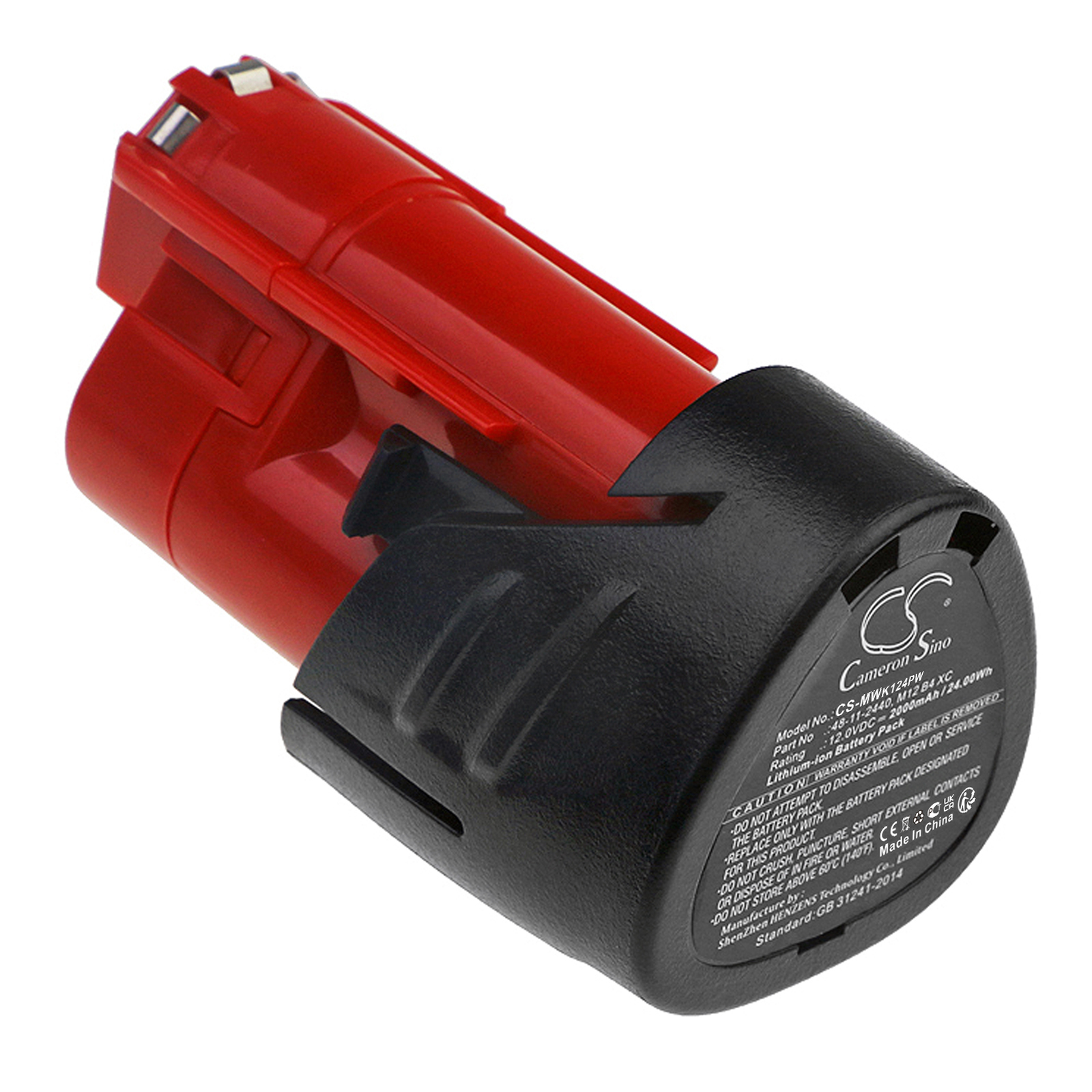 48112402 Milwaukee Replacement Battery 2000mAh