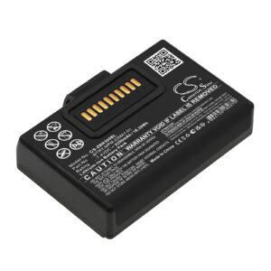 7.4V, Li-ion, 2200mAh, Portable Printer battery fits Zebra, Btry-mpm-22ma1-01, Za310, Zq300, 16.28Wh