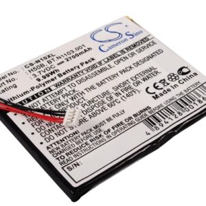 Acer N10 Fujitsu Loox 600 Replacement Battery 2700mAh