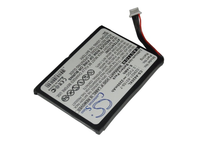 Asus Mypal A620 PDA/Pocket PC Replacement Battery 2200mAh