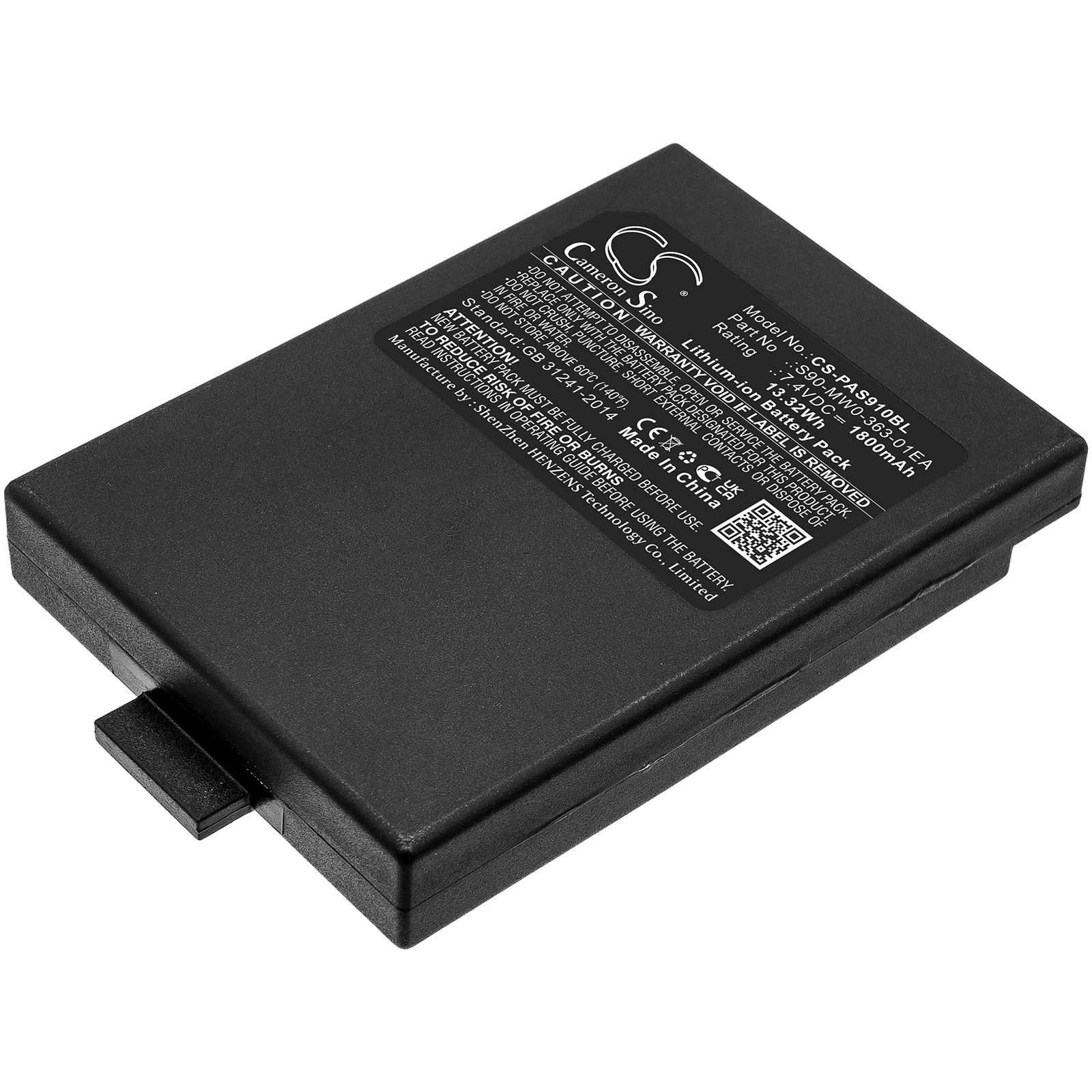 Pax S90 3G S90-MW0-363-01EA Replacement Battery 1800mAh