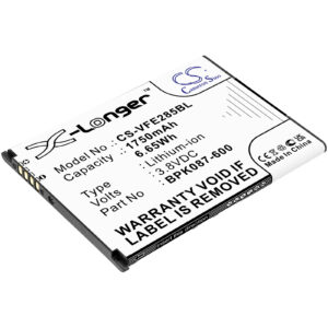 VeriFone E285 POS Terminal Replacement Battery 3.8V 1750mAh