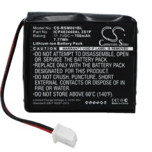 Ratiotec Soldi Smart Replacement Battery 11.1V 700mAh