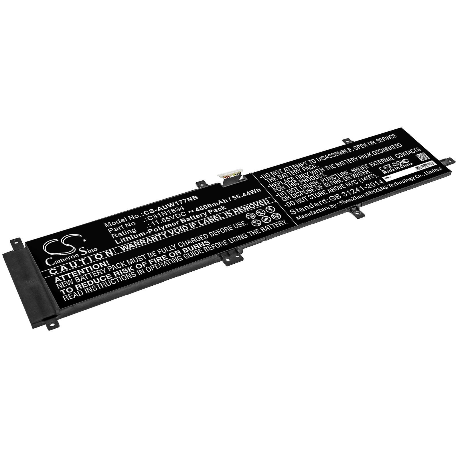 Asus ProArt StudioBook 17 C31N1834 Replacement Battery 11.55V