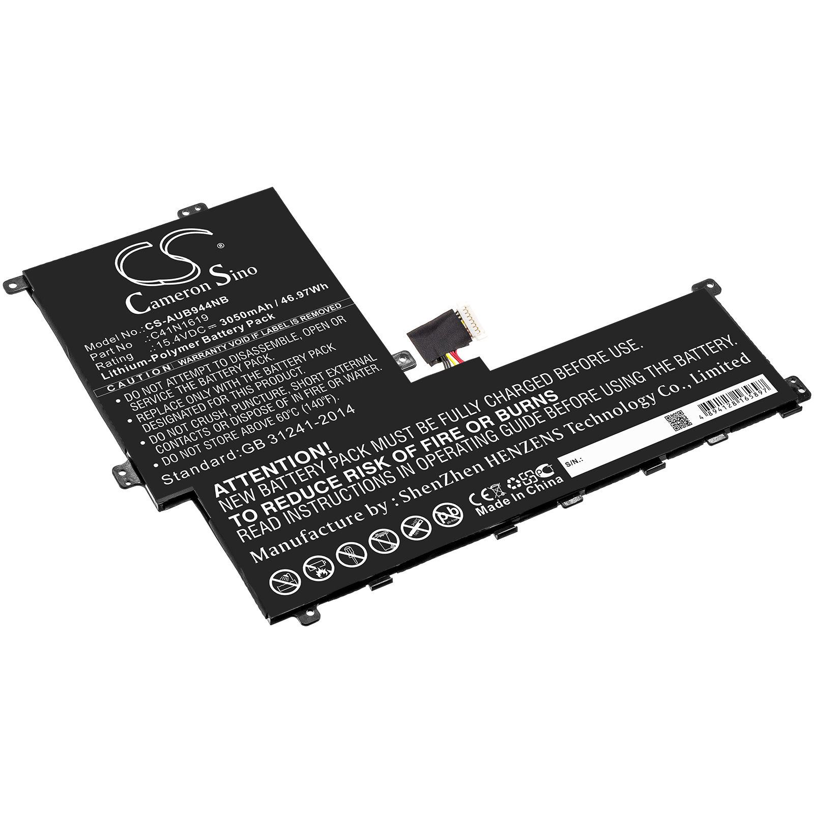 Asus ASUSPRO B9440 B9440FA Replacement Battery 3050mAh