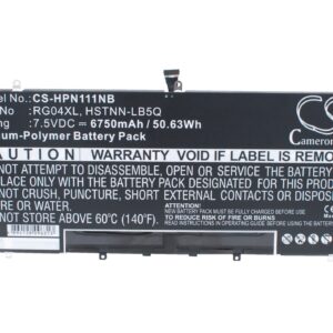 HP Spectre 13 Pro Ultrabook Replacement Battery 7.5V 6750mAh