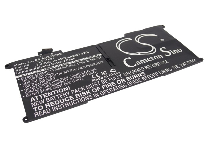 Asus C23-UX21 Notebook/Laptop Replacement Battery 4500mAh