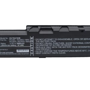 Toshiba PA3383 Satellite Series Replacement Battery 14.8V 6600mah