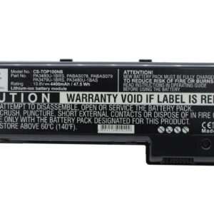 Toshiba PA3479U-1BRS, PA3480U-1BRS, PABAS078 CS-TOP100NB
