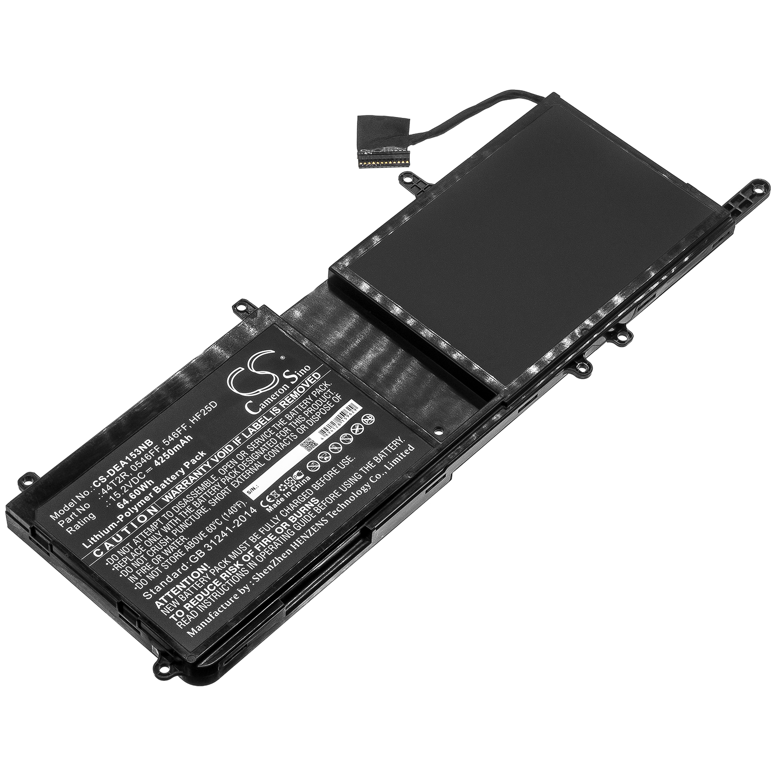 Dell Alienware 15 R3 Max-Q Replacement Battery 15.2V 4250mAh