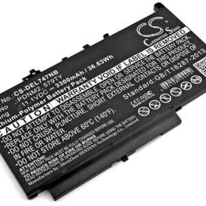 Dell Latitude E7470 Replacement Battery 11.1V 3300mAh PDNM2
