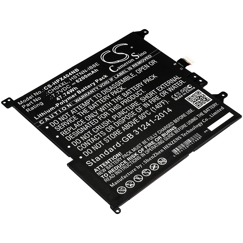 HP Chromebook X2 CH04XL Replacement Battery 7.7V 6200mAh