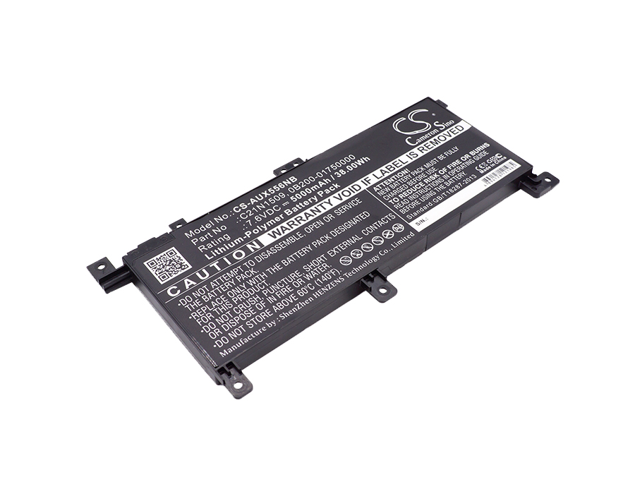 Asus F556UA-AB32 Replacement Battery 7.6V 5000mAh