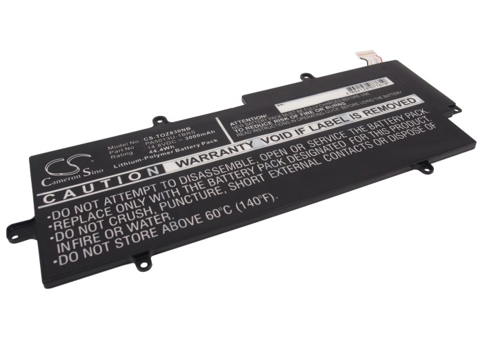 Toshiba Portege Z830 Replacement Battery 3000mAh