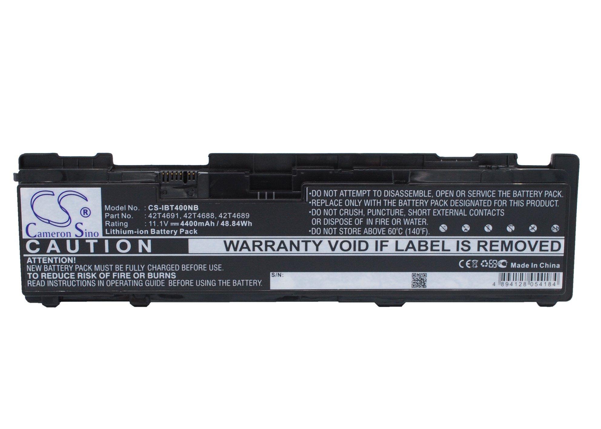 Lenovo ThinkPad T400s 51J0497 Replacement Battery 11.1V