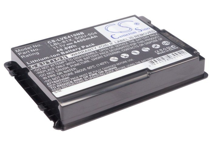 Lenovo 3UR18650F-2-QC186, 411181429, 916C4340F, LBL-81X, SQU-504 CS-LVE410NB