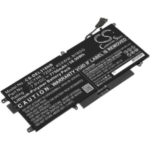 Dell Latitude E5289 Replacement Battery 7.6V 7750mAh 6CYH6