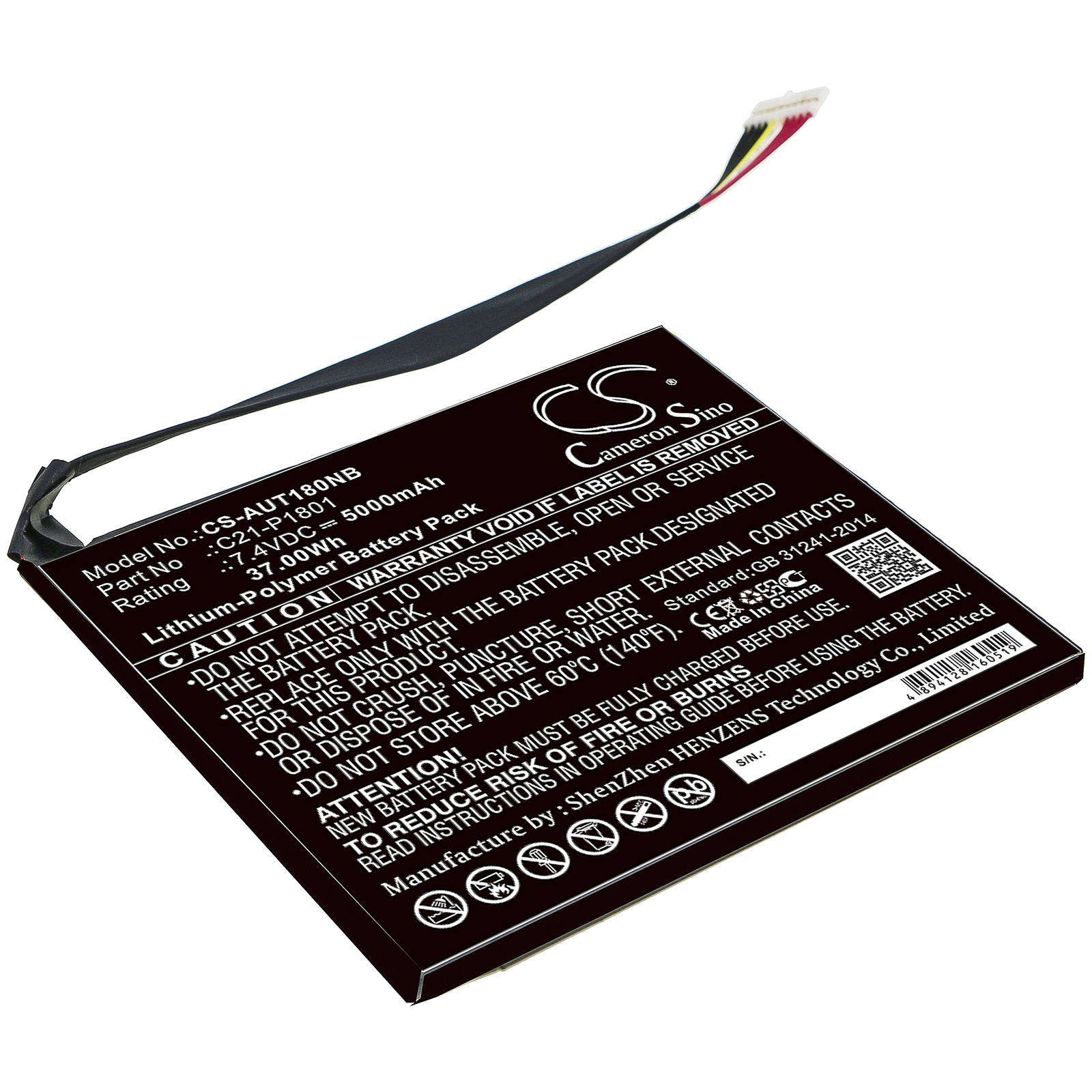 Asus AP180C P18Y23 Notebook/Laptop Replacement Battery