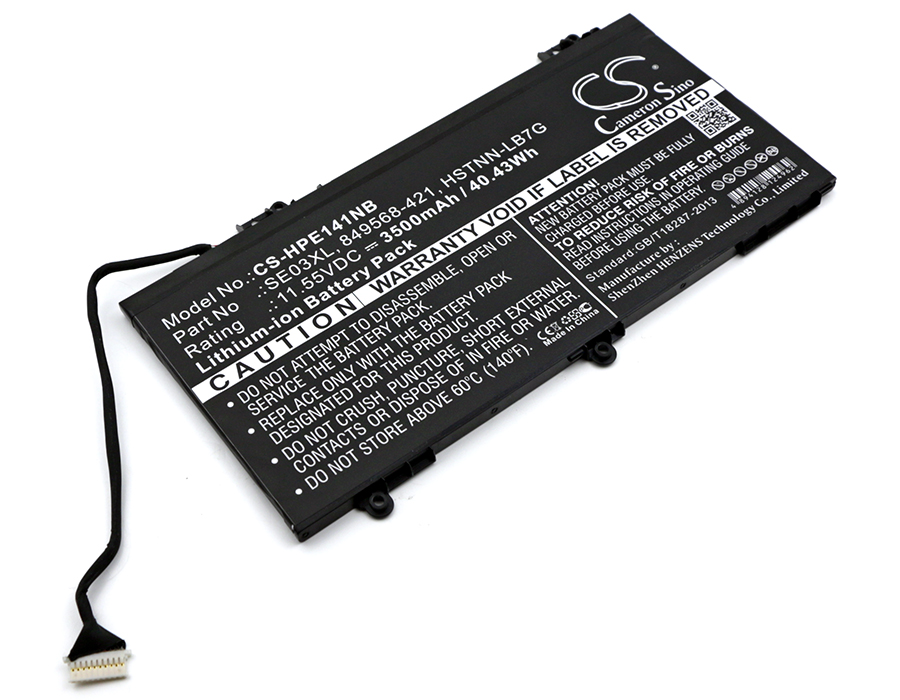 HP 849568-421, 849908-850, 849909-850, 849988-850, HSTNN-LB7G, HSTNN-UB6Z, SE03041XL, SE03XL, TPN-Q171 CS-HPE141NB