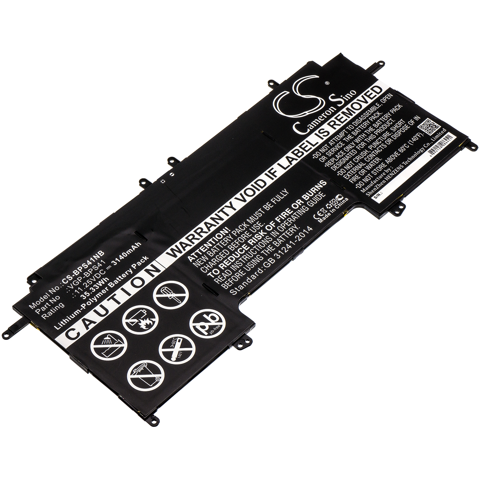 Sony VGP-BPS41 VAIO Series Replacement Battery 3140mAh