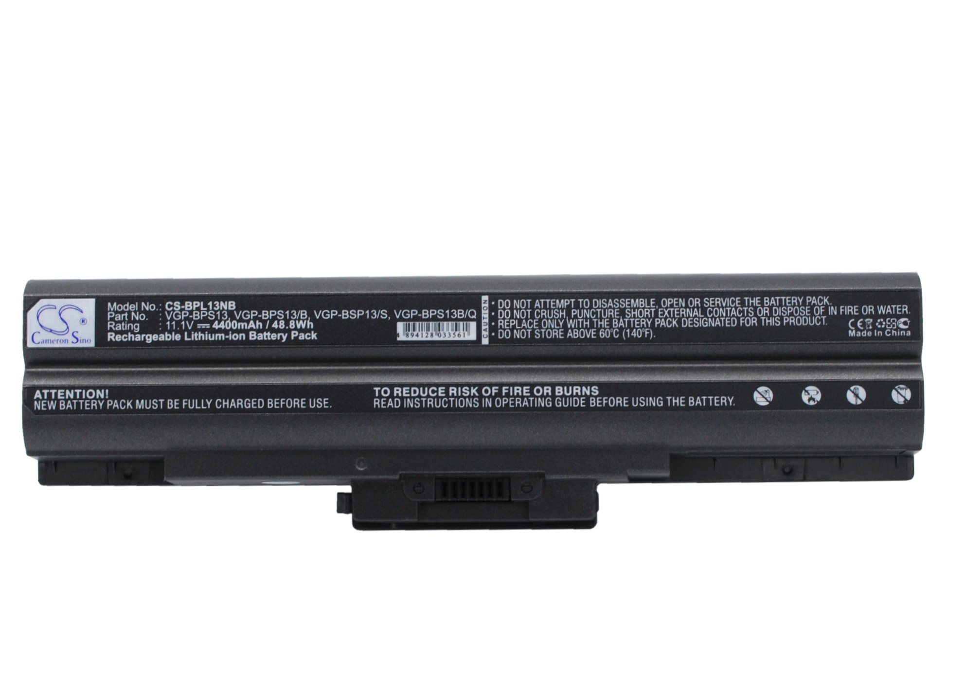 Sony VGP-BPS13 VAIO Series Replacement Battery 11.1V 4400mah