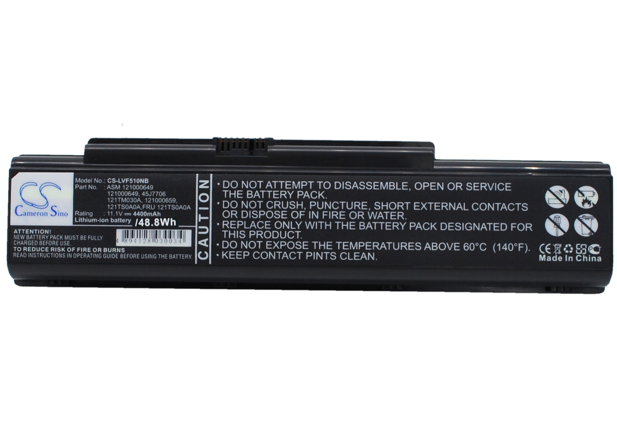 Lenovo IdeaPad Y710 11.1V Replacement Battery 121TM030A
